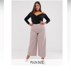 ASOS CLOSET PURGE SALE MOTH FLARE PLUS SIZE PANTS